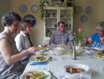 Träff hos familjen Sandholm